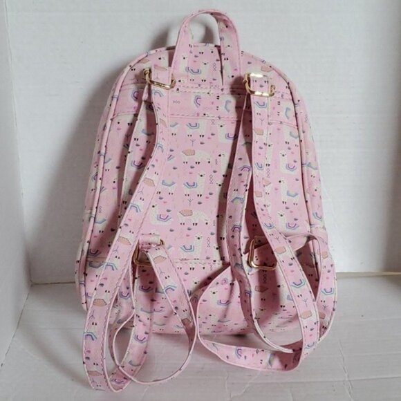 Under1sky Katrina Mini Backpack Lama Land Bag Pink Underonesky - Picture 5 of 13